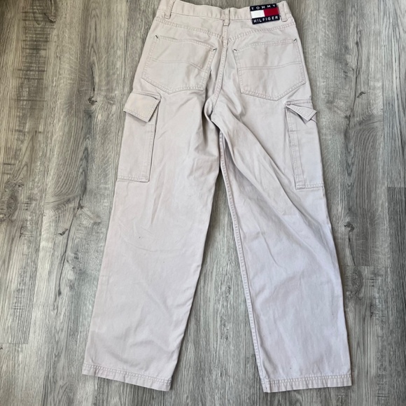 Vintage Tommy Hilfiger Tommy Jeans Khaki Cargo Pants Size 32 x 32 - Picture 10 of 15